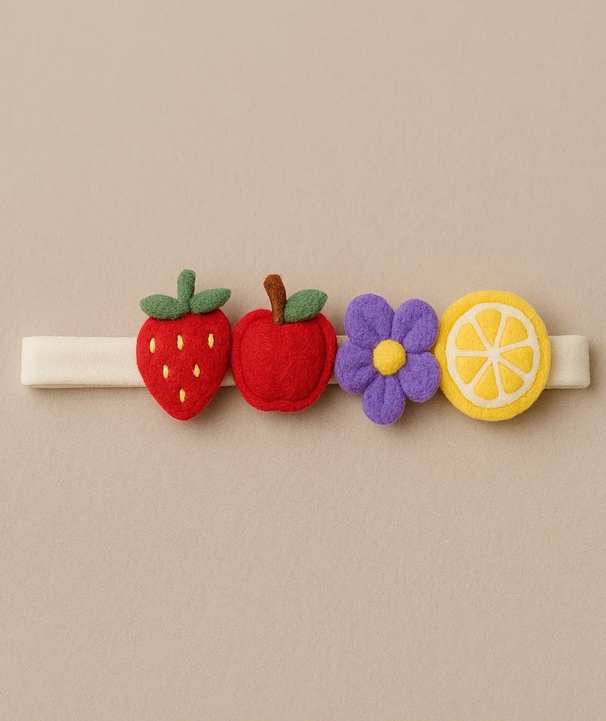 Strawberry Apple Violet Baby Headband